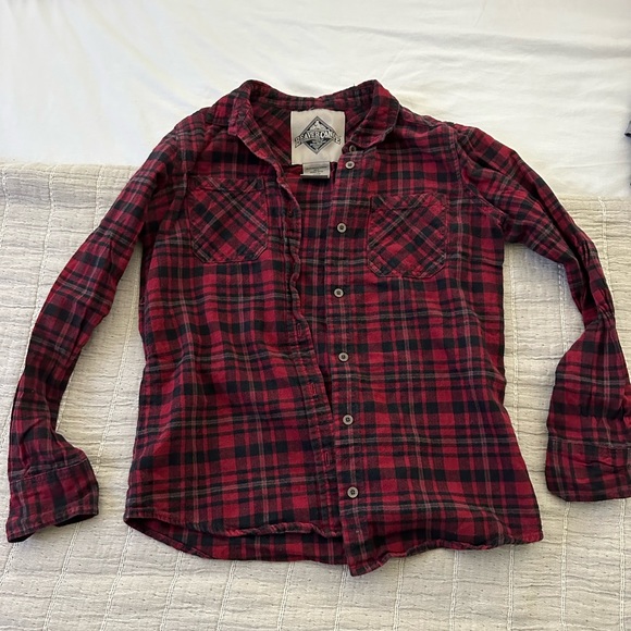 💗5 for $15💗 Beaver Canoe Plaid Shirt - Size XS - Picture 5 of 7
